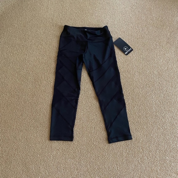 Women's 90 Degree By Reflex Black Leggings Size Small New - Picture 1 of 5